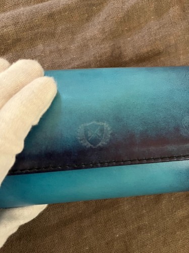 Bosphorus Leather Watch Roll Case Made in Turkey Blue Color - Picture 14 of 14