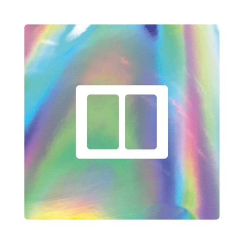 Oil Slick Chrome Silver Vinyl UK Light Switch Stickers Living Room Kitchen - Picture 3 of 15
