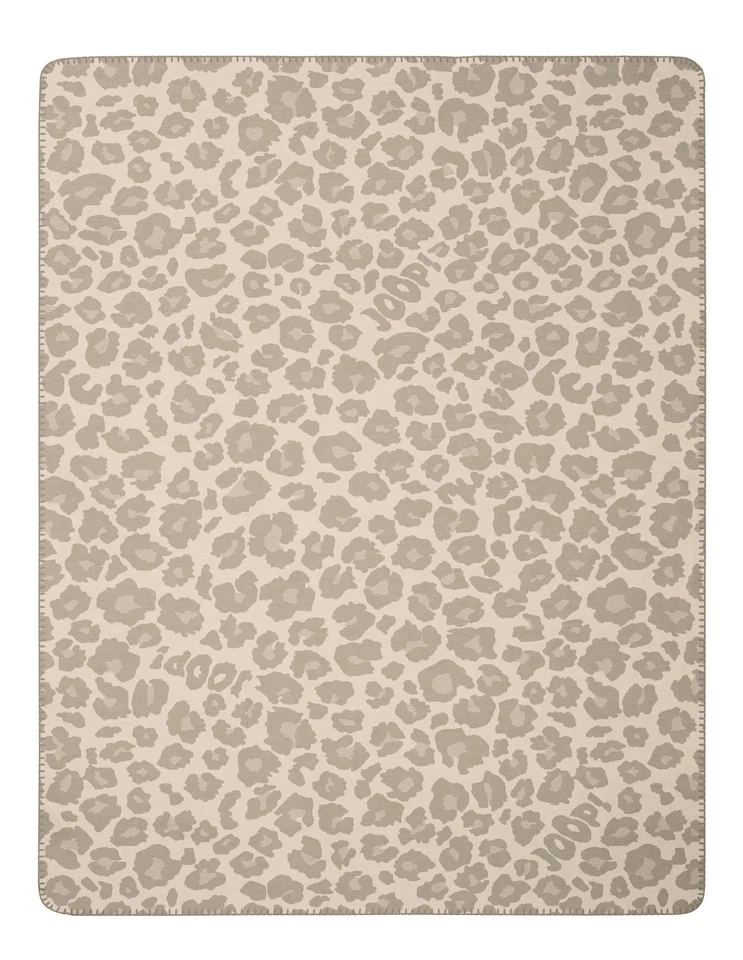 Joop! Wohndecke Kuscheldecke 150x200 cm Leopard Tierfell creme sand 813923 - Bild 2 von 4