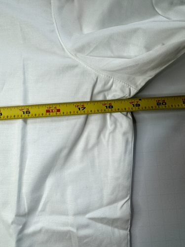 Blusa top mujer Tesla blanca con botones talla pequeña manga 3/4 - Imagen 7 de 7
