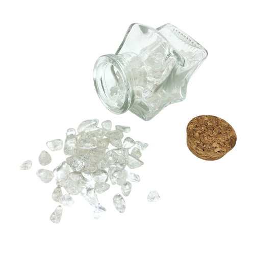 Quartz, star bottle, gemstone, white, clear, #R-3112 - Picture 6 of 10