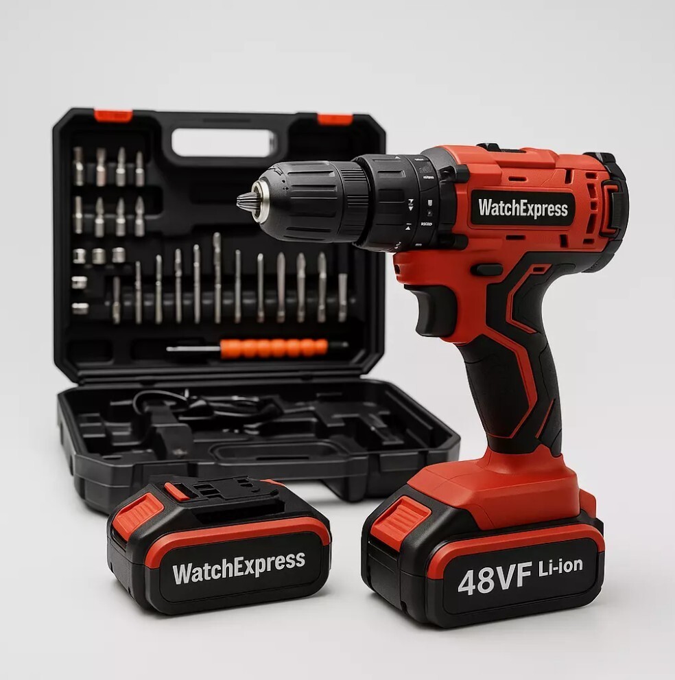 Trapano Avvitatore Litio 750W Professionale - Batteria e Valigetta