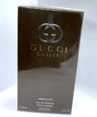 Gucci Guilty Absolute Pour Homme 3.0 Oz 90ml Eau de Parfum For Men New/Sealed