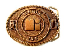 Vintage Metalis Inc. Belt Buckle by Blue Bayou Buckles of Houston
