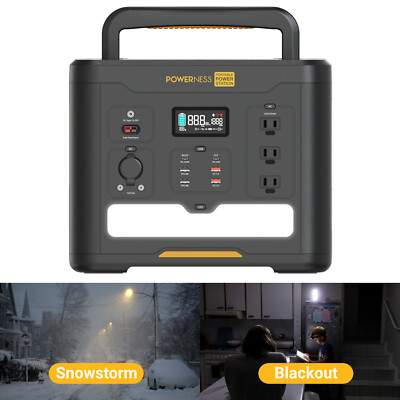 1500W Power Station 1536Wh Portable Solar Generator LiFePO4 Emergency Battery 