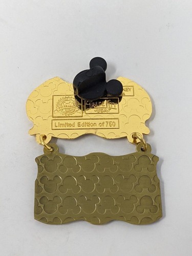 DISNEY HAUNTED MANSION 3 GRINNING GHOSTS Antiques PIN Limited Edition 750 RARE - Picture 10 of 11