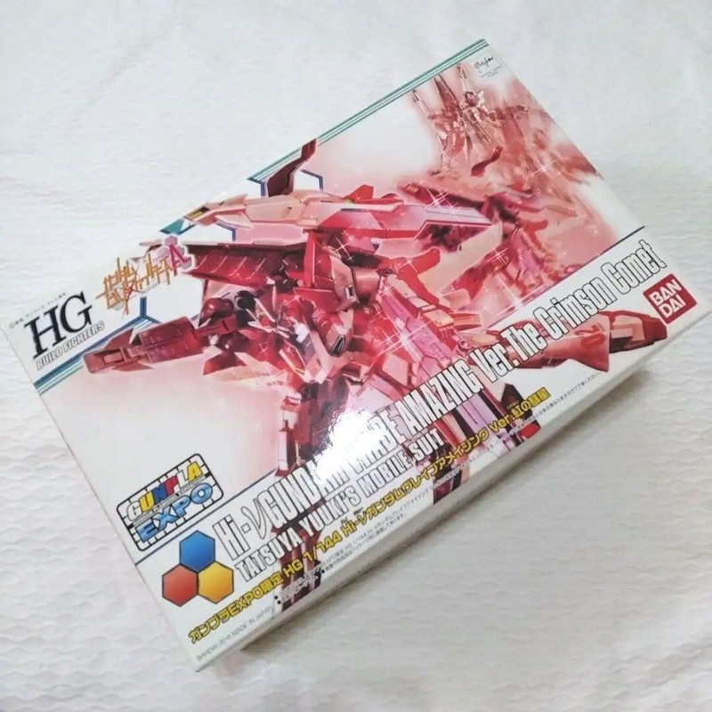 HG Hi-Nu Gundam Brave Amazing Ver. Crimson Gunpla Expo Exclusive Unbuilt