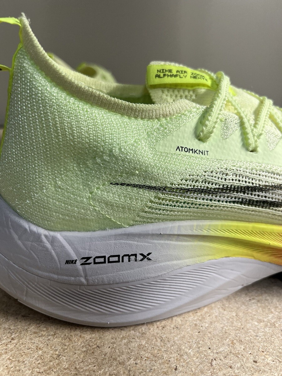 Nike Air Zoom Alphafly Next% Barely Volt 2021 195237781768| eBay