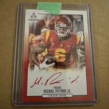 2020 Luminance MICHAEL PITTMAN JR Rookie On Card Auto Red Ink SSP /5?