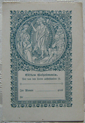 Elftes Geheimnis Textblatt Laumann'sche Buchhandlung 