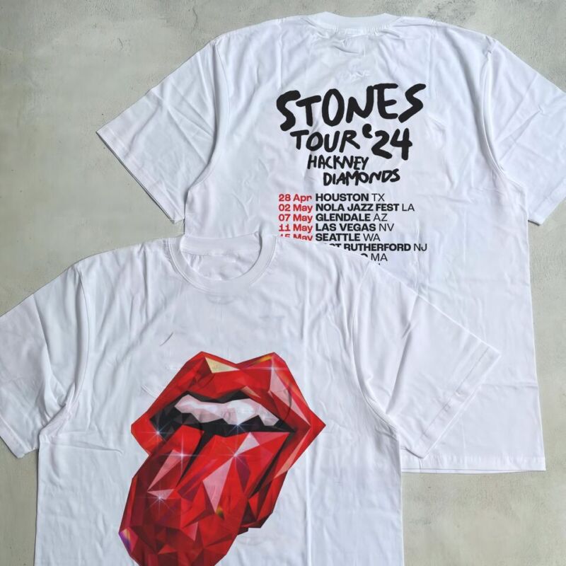 The Rolling Stones Tour 2024 Hackney Diamonds Unisex tee Shirt S-5XL PD2356