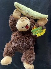 Bananas For You Gorilla Valentines Plush Stuffed Animal 9" I LOVE YOU THIS MUCH