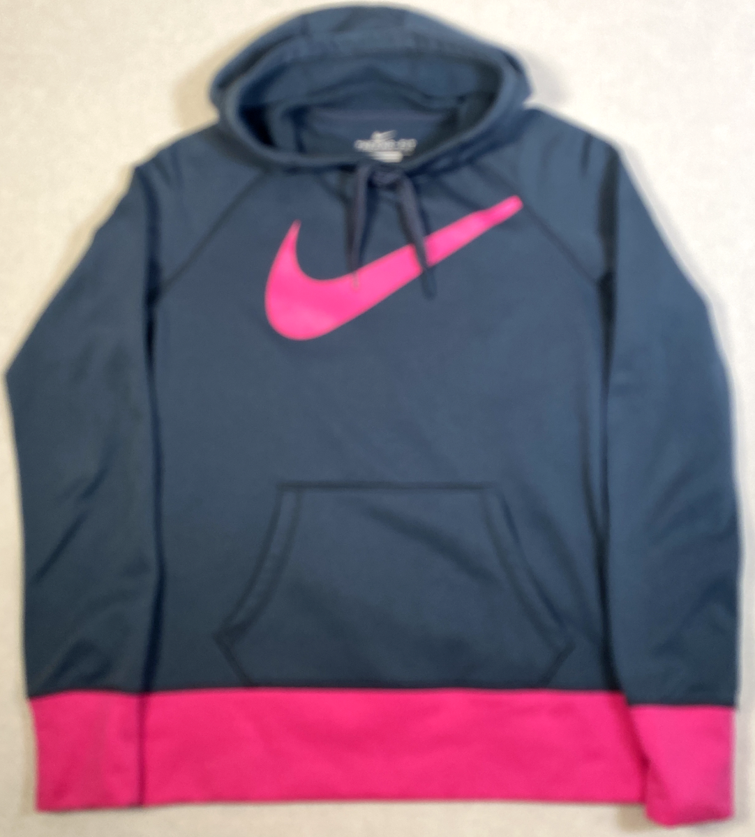 Blue Nike Fleece Hoodie Pink Lime Green Nike Hoodies Womens Large