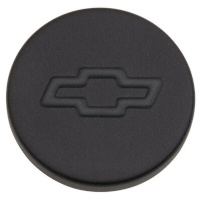 GM Performance 141-629 Billet Oil Filler Cap, Black Crinkle, Push-In 1.22 in. ho