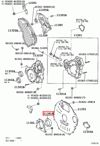 Genuine LandCruiser 80 79 78 Series 1HD 1HZ 1KZ Rear Main Oil Crankshaft Seal - Picture 4 of 20