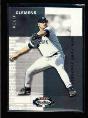 ROGER CLEMENS 2002 FLEER BOX SCORE #56 1ST EDITION PARALLEL #075/100 AZ5077