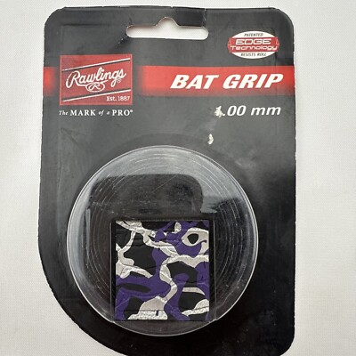 RAWLINGS PREMIUM POLYMER BAT GRIPS   LIGHT 1.00 MM   PURPLE JOLT