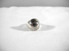 Vintage 925 Sterling Wide Concave Curved Ring Size 8 Pre-owned.