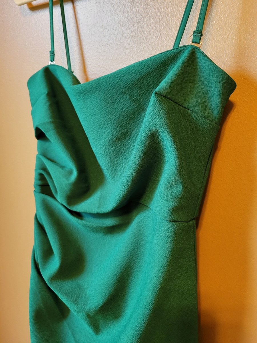 NWT Abercrombie & Fitch | Size XSP | Women's Green Strapless Crepe