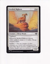 MAGIC THE GATHERING MTG OUTLAWS OF THUNDER JUNCTION BRIDLED BIGHORN (#3)