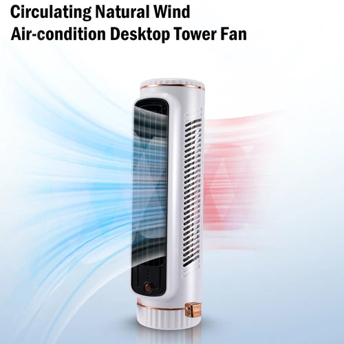 Air Conditioner Desktop Cooling Fan Wireless Desk Fan USB Charging for Home - Bild 9 von 15