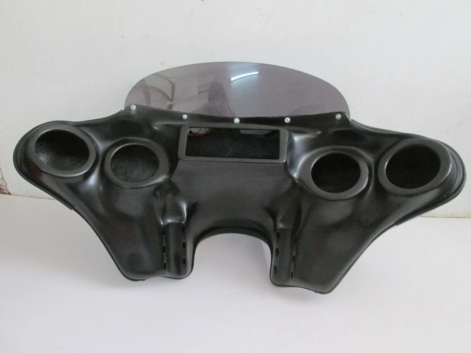 CARENADO BATWING PARABRISAS 4 HONDA VTX C R S 1800 1300 BAGGER 4x5" SPKS FIBRA Foto 3 de 4