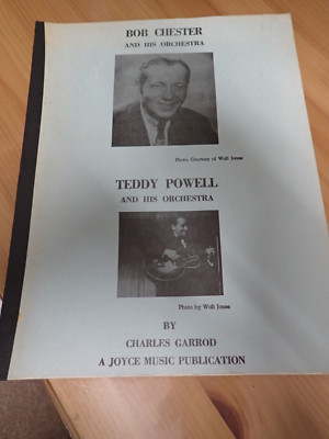 JAZZ - VERY RARE PRIVATELY PUBLISHED - BOB CHESTER & TEDDY POWELL by C. GARROD