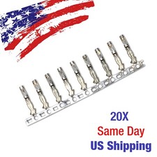 1 Pin Dupont Crimp Female Connector 1P 2.54mm 20pcs US SHIP TODAY 