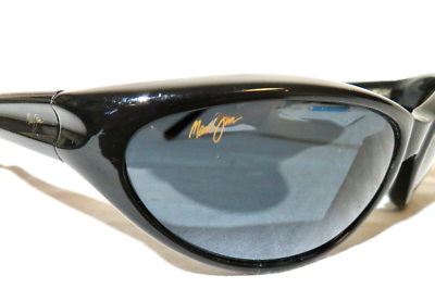 Maui Jim, Japan MJ-137-02 Catamaran Sunglasses Black plastic  display picture 1