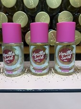 Victoria's Secret Pink Vanilla Swirl Scented Mini Travel Mist 2.5 fl oz 3 Pc New