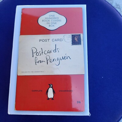 POSTKARTEN VOM PINGUIN ~ BOX MIT 100 POSTKARTEN ~ KLASSISCHE PINGUIN BUCHHÜLLEN