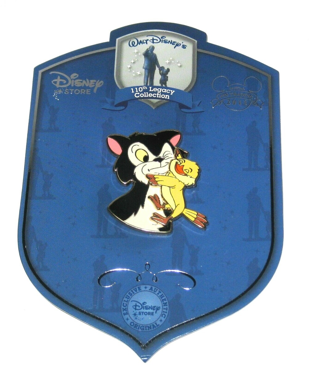 Disney 110th Legacy Collection ピンバッジ NEW LE Disney Pin 110th Legacy Collection Figaro Frankie Bird Cat