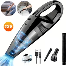 6 in 1 Aspiradora De Mano Para Casa Auto Carro Inalambrica Limpieza Carros 120w