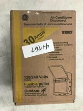 GE Fused AC Disconnect Outdoor Switch Air Conditioner 30Amp 120/240V TF30RCP