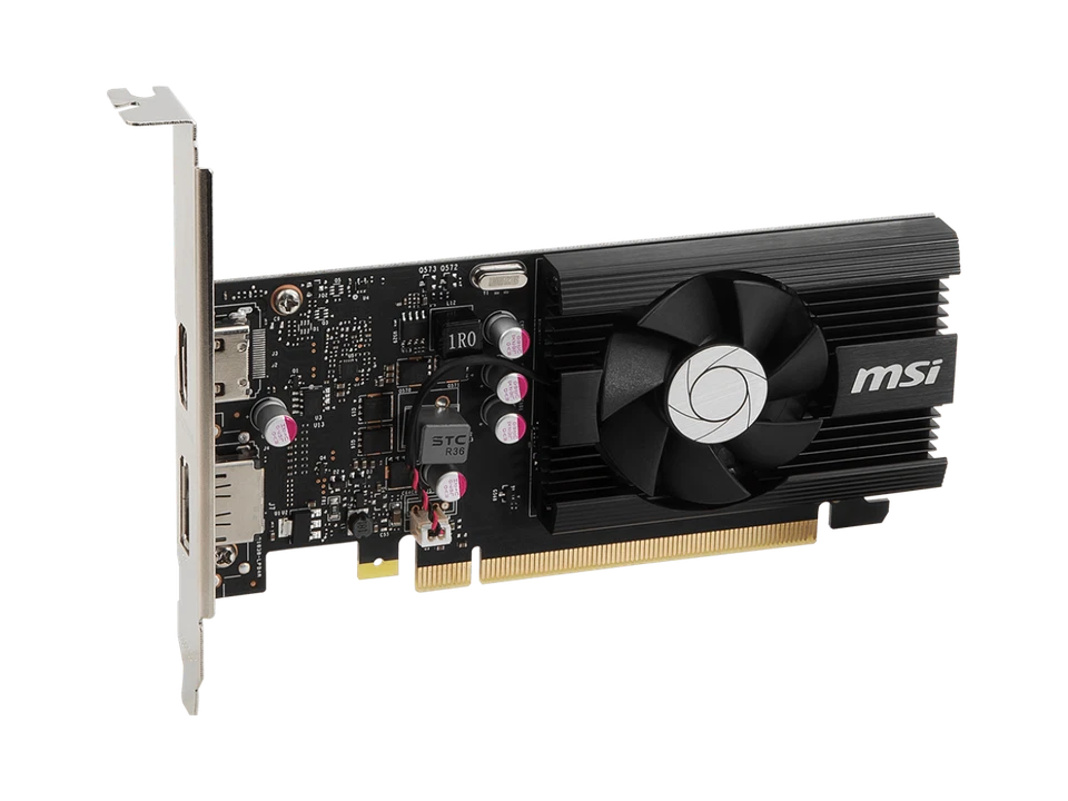 MSI GeForce GT 1030 4GB GDDR4 PCI Express 3.0 x16 (uses x4) ATX Video Card GT 10 - Image 3 of 4