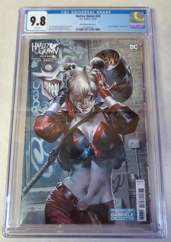 Harley Quinn Issue #33 Comic Book. Dell'Otto Variant Cover. CGC Graded. DC 2023