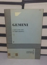 GEMINI: A Play In Two Acts by Albert Innaurato 1977 Dramatists Play Service Inc