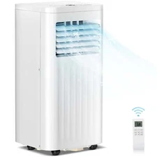 10,000BTU ASHRAE Portable Air Conditioner, Dehumidifier, Fan,3 in 1 AC,24H Timer