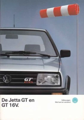 Catalogue Brochure VW Jetta GT / GT 16V 01/1989 Belgique en flamand / vlaams - Photo 1/2