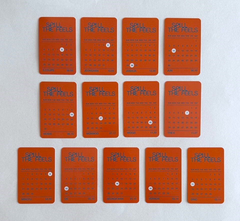 SEVENTEEN 12th Mini Album [SPILL THE FEELS] Yes24 POB Photocard | eBay