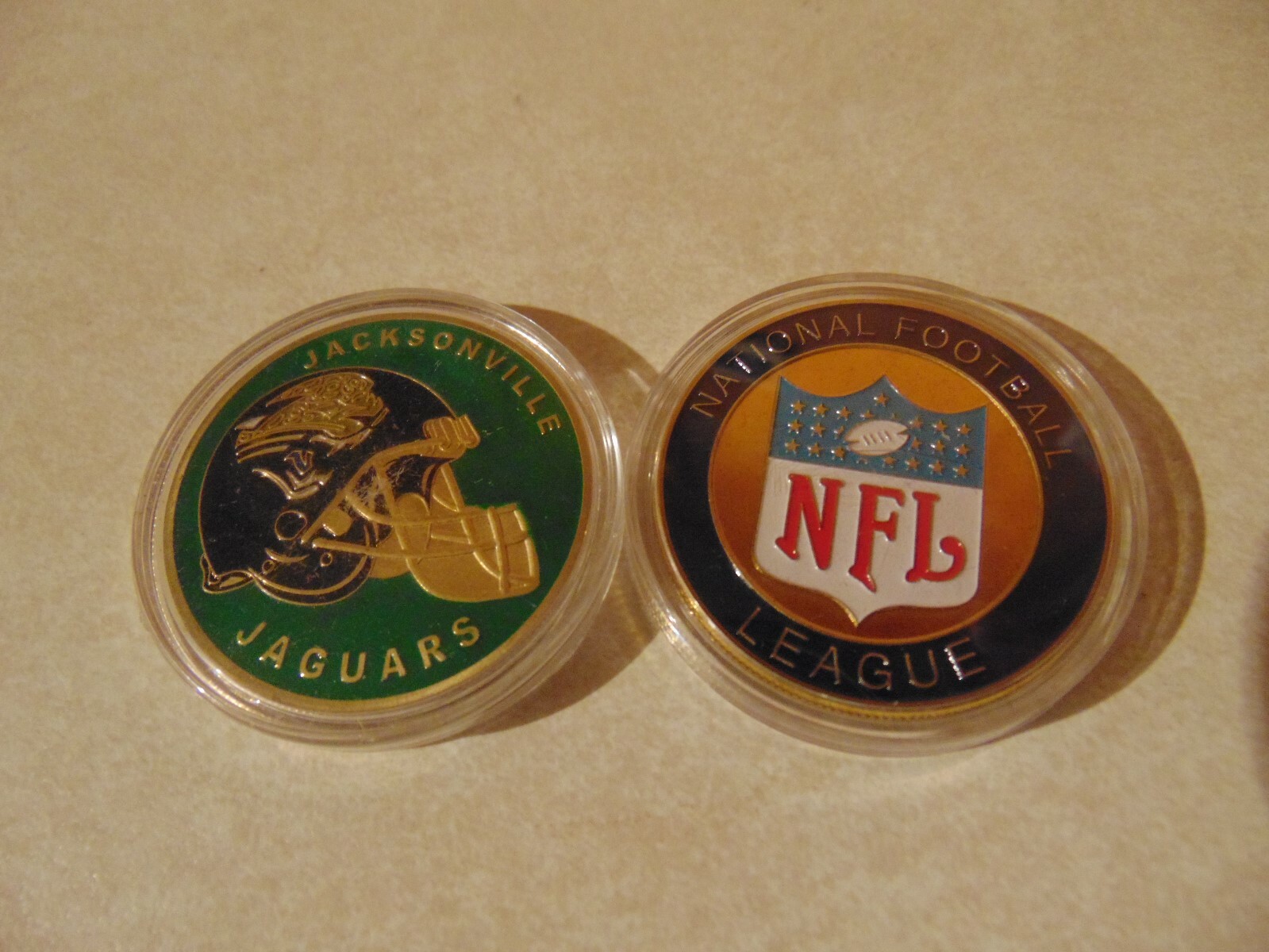 CHALLENGE COIN NFL NATIONAL FOOTBALL LEAGUE HARD CAPSULE JACKSONVILLE JAGUARS eBay