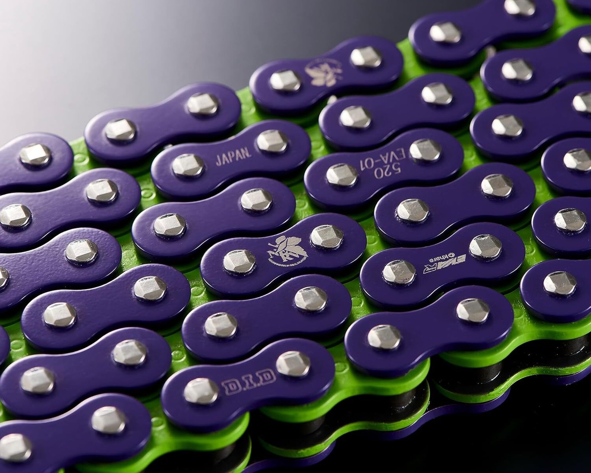 New] D.I.D. x EVA Racing Evangelion Chain 520 EVA-01 120L ZB