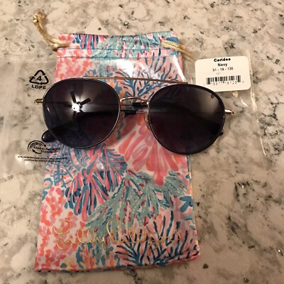Lilly Pulitzer Caridee Navy sunglasses | eBay display picture 2