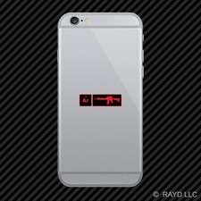 AR15 Elemento Tabla Periódica Rojo Teléfono Celular Adhesivo Móvil ar 15 2a 2do