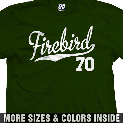 Firebird 70 T-Shirt | 1970 Pontiac Trans Am Formula Jersey Script Mens Tee Shirt - Picture 15 of 36