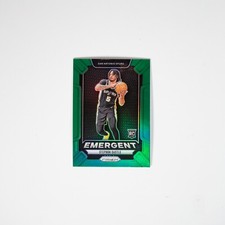 2024-25 Prizm Basketball Stephon Castle #29 RC Emergent Green Prizm