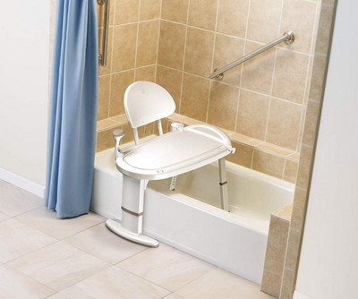 Sliding Bath Seat Chair Bench Transfer Tub Shower Safety Heavy