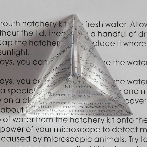 Conjunto de prismas ópticos 6PCS Pirámide Hemisferio Cúbico Ciencias Físicas Regalo del estudiante - Imagen 4 de 9