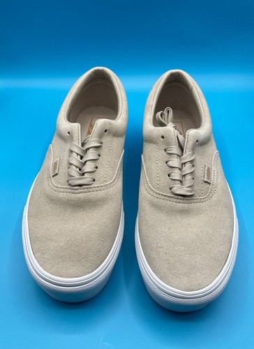 Mens Womens Vans Era Stackform Mono Embroidery French Oak Sneakers Platform Shoe - Picture 3 of 8