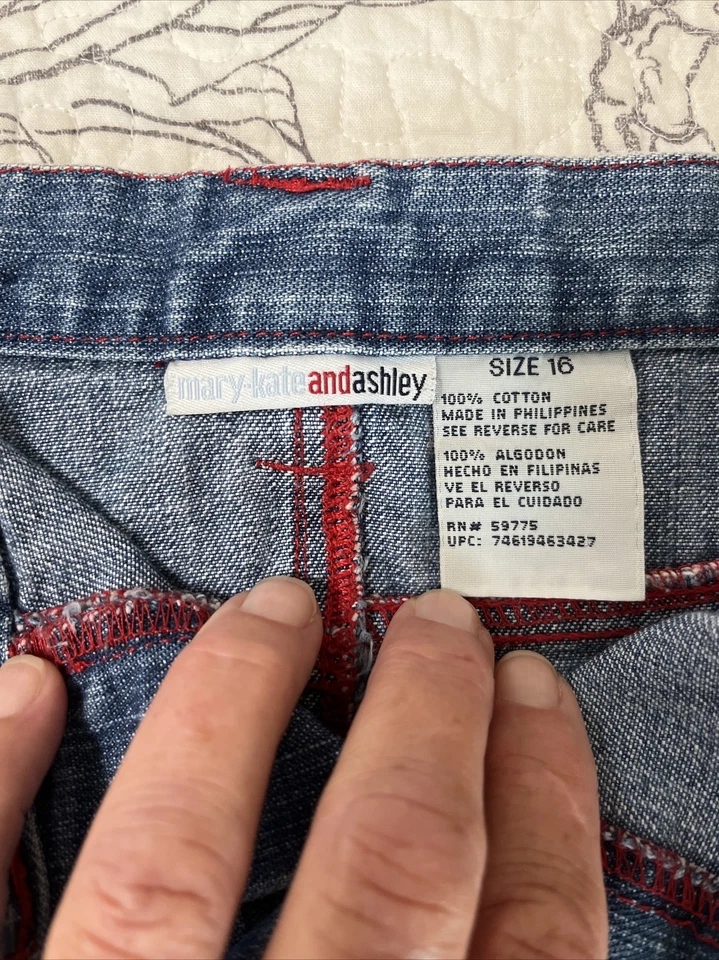 MARY KATE & ASHLEY, DENIM, Falda Niñas Talla 16 Foto 2 de 4
